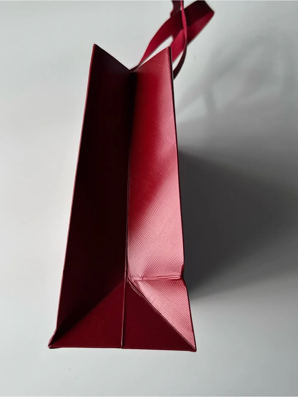 Brand New Cartier 100% Authentic Gift Bag Tote 8x7x3 RED